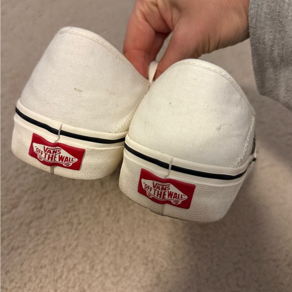 Vans Off-White Canvas Sneaker - Picture 3 of 5